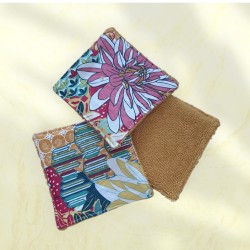 Lingettes lavables coton & bambou 10x10 cm