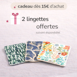 2 lingettes lavables