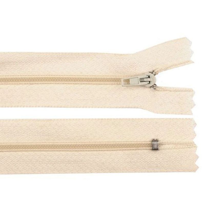 Fermeture éclair crème léger