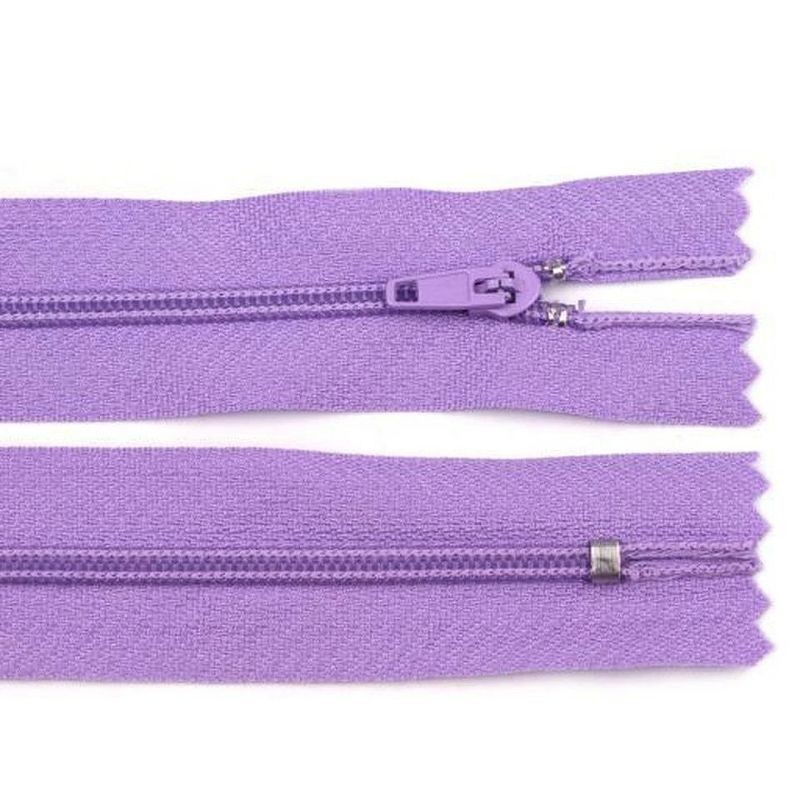 Fermeture éclair lavande violette