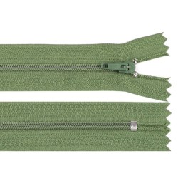 Fermeture éclair vert bouteille