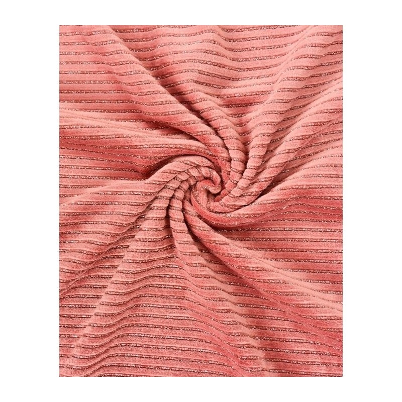 Velours côtelé lurex