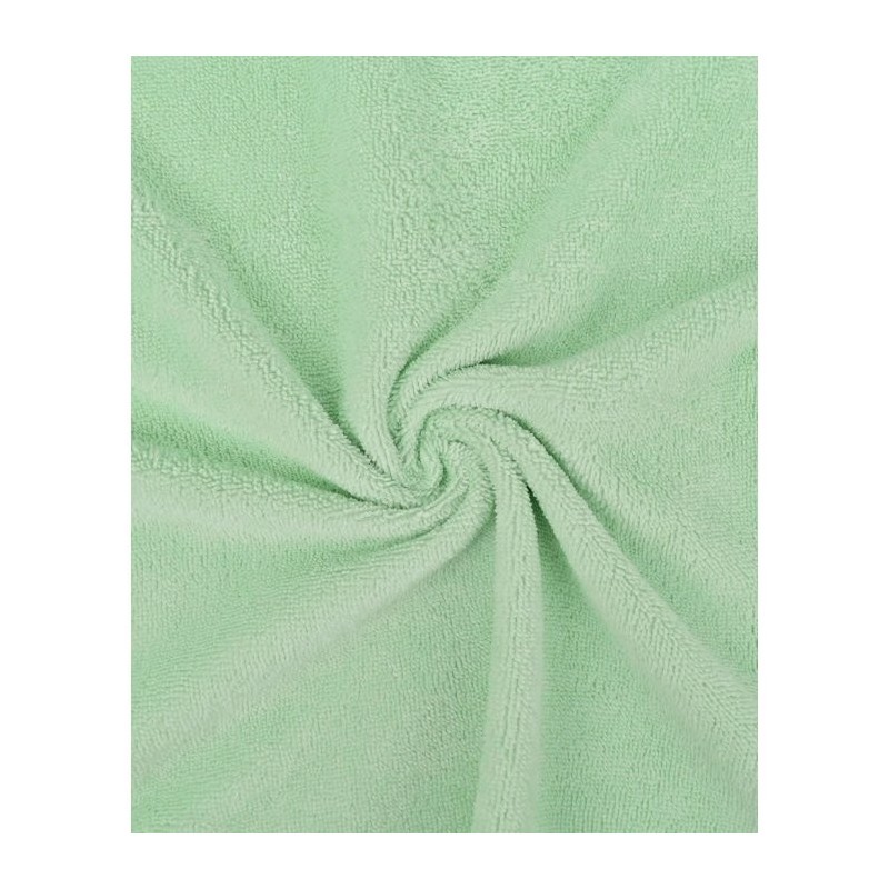 Tissu éponge bambou menthe