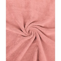 Tissu éponge bambou vieux rose