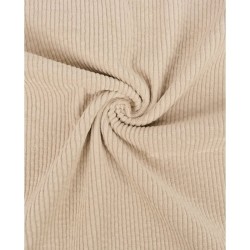 Velours côtelé beige clair