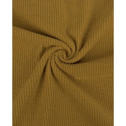 Velours côtelé jaune ocre
