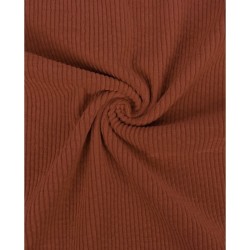 Velours côtelé brique