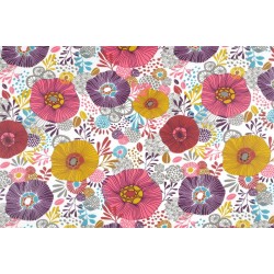 Tissu cretonne Chidori