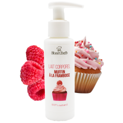 Lait corporel muffin à la framboise