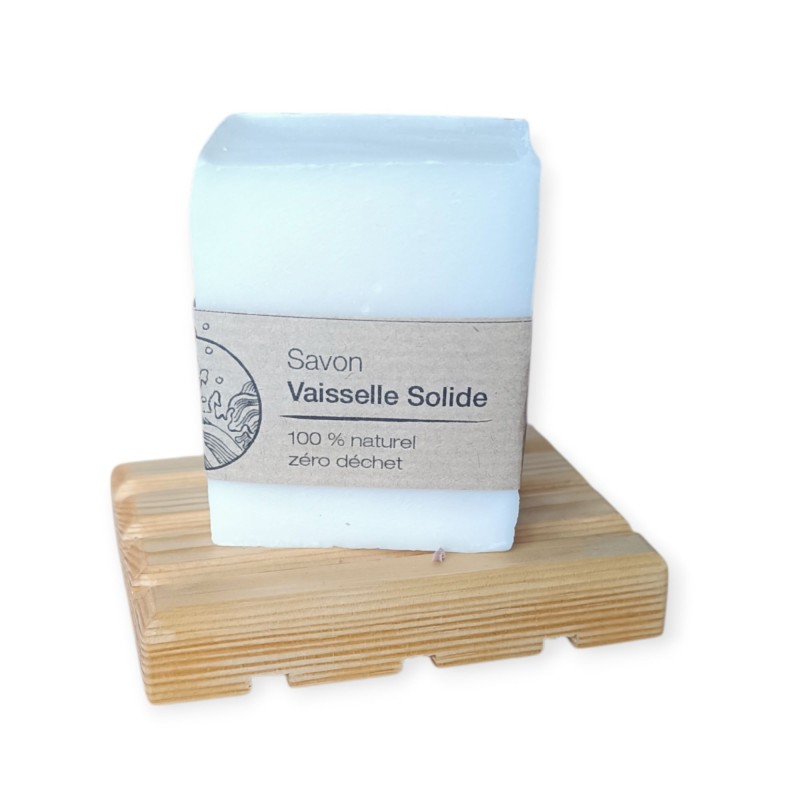 Porte-savon en bois huilé